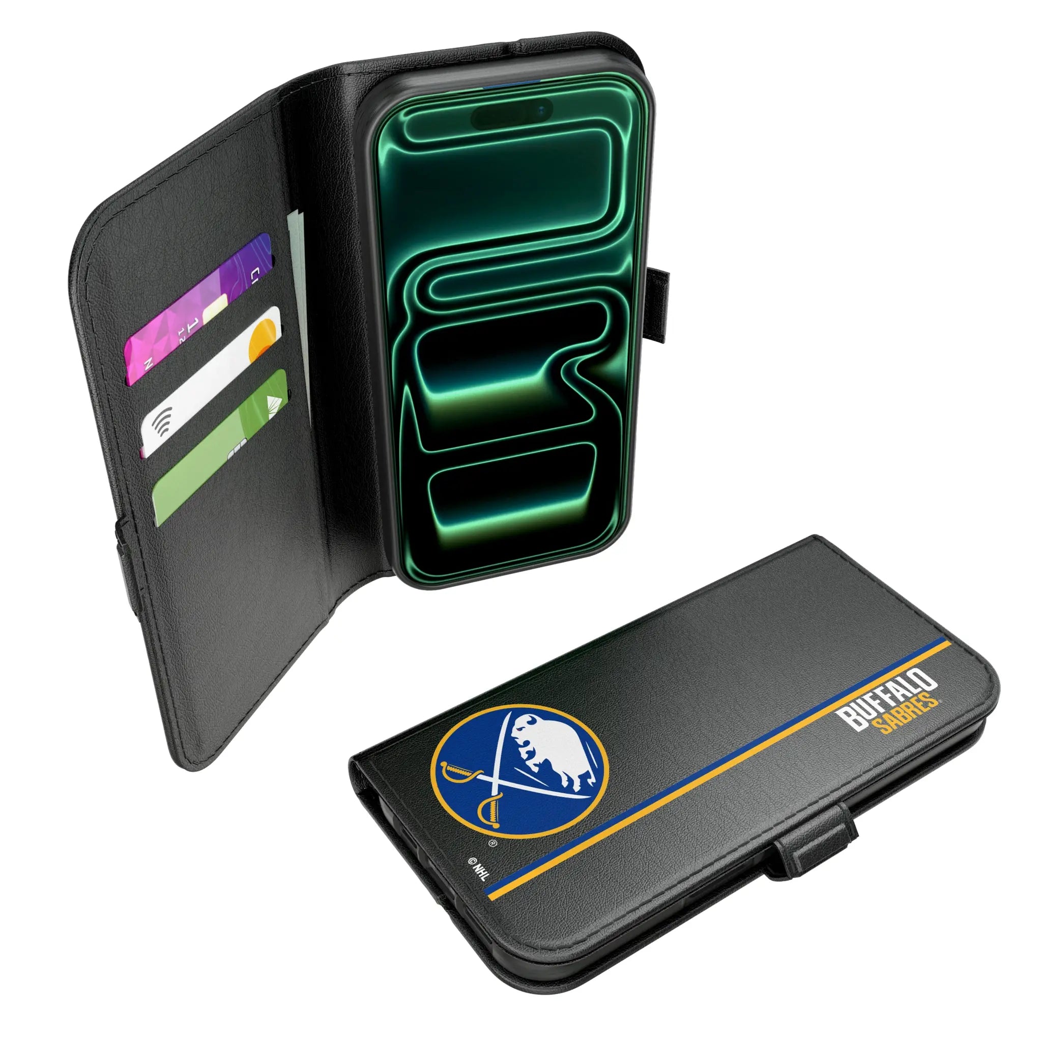 Buffalo Sabres Sidebar iPhone Folio Phone Case for Apple iPhone#Device_iPhone 17