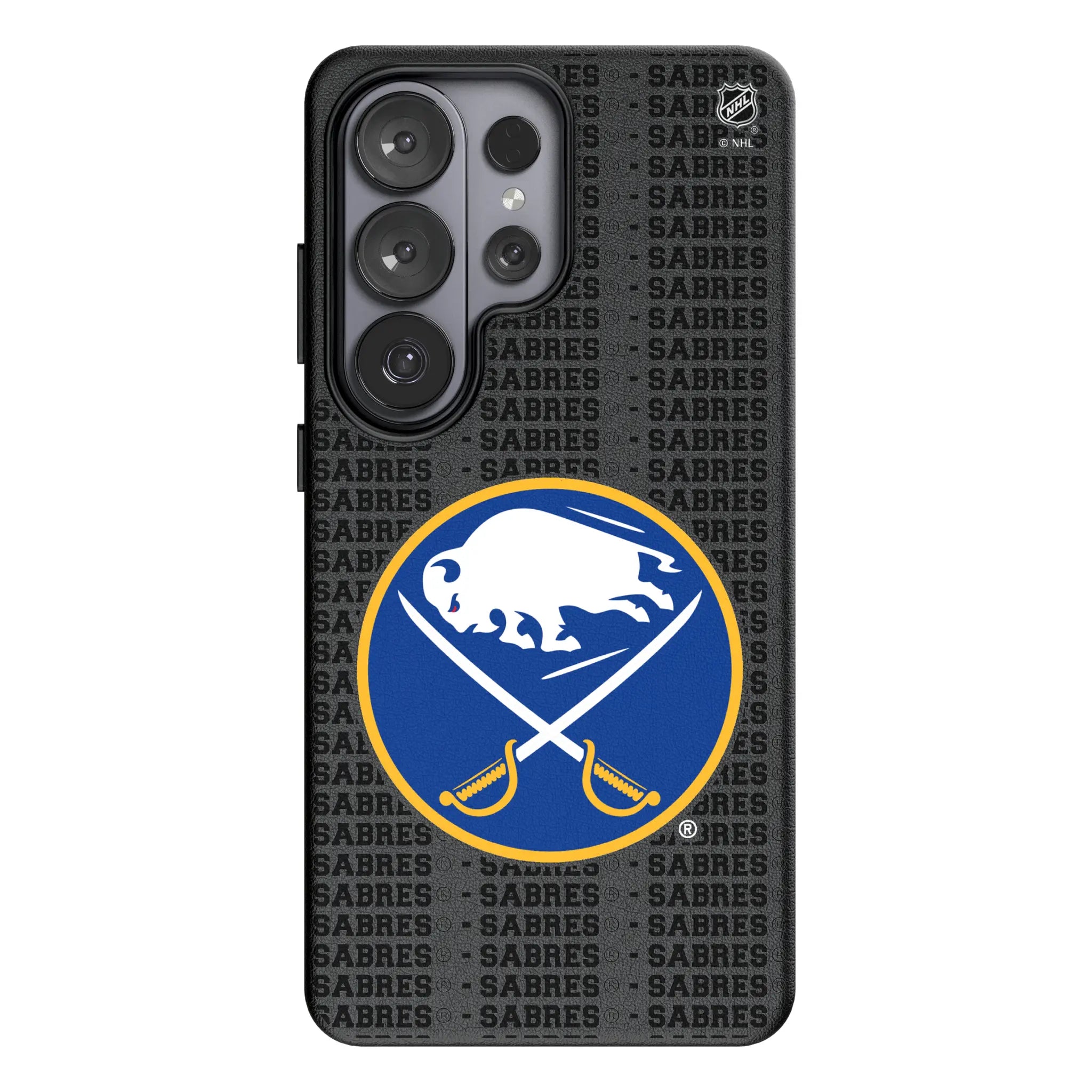 Buffalo Sabres Text Backdrop Galaxy MagSafe Compatible Phone Case for Samsung Galaxy#Device_Galaxy S26 Ultra