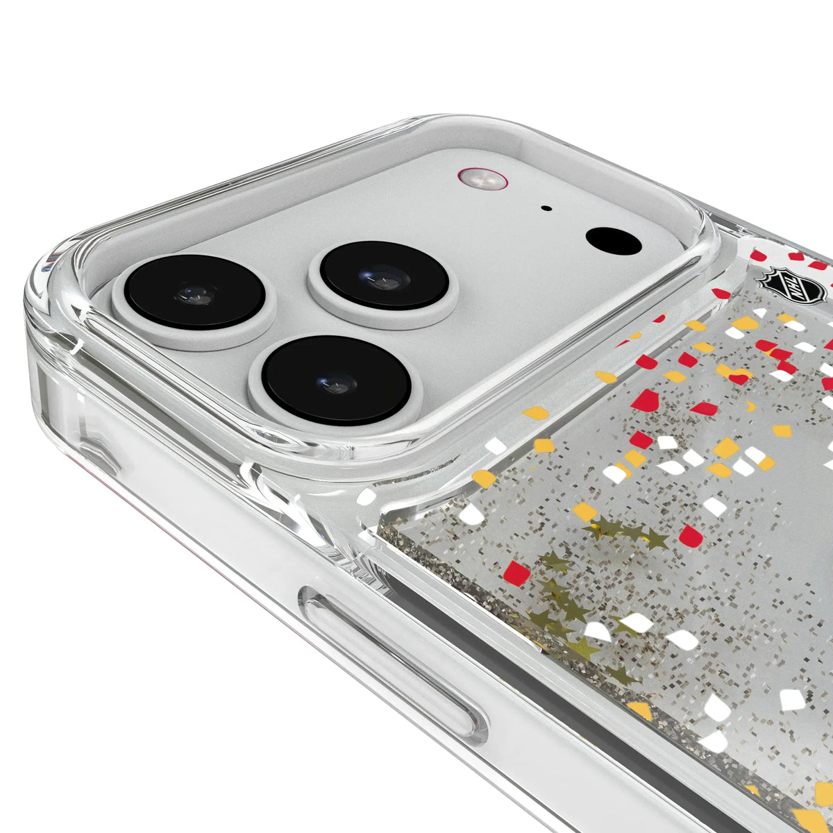 Calgary Flames Confetti iPhone Glitter Phone Case for Apple iPhone - Detail#Device_iPhone 18 Pro Max