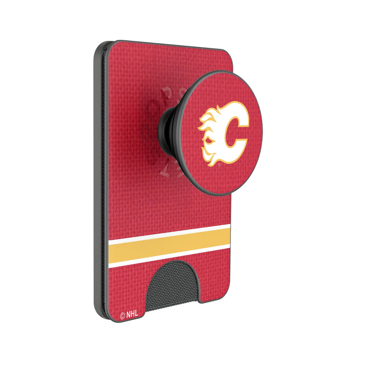 Calgary Flames Endzone Solid Popsockets Wallet Magnetic