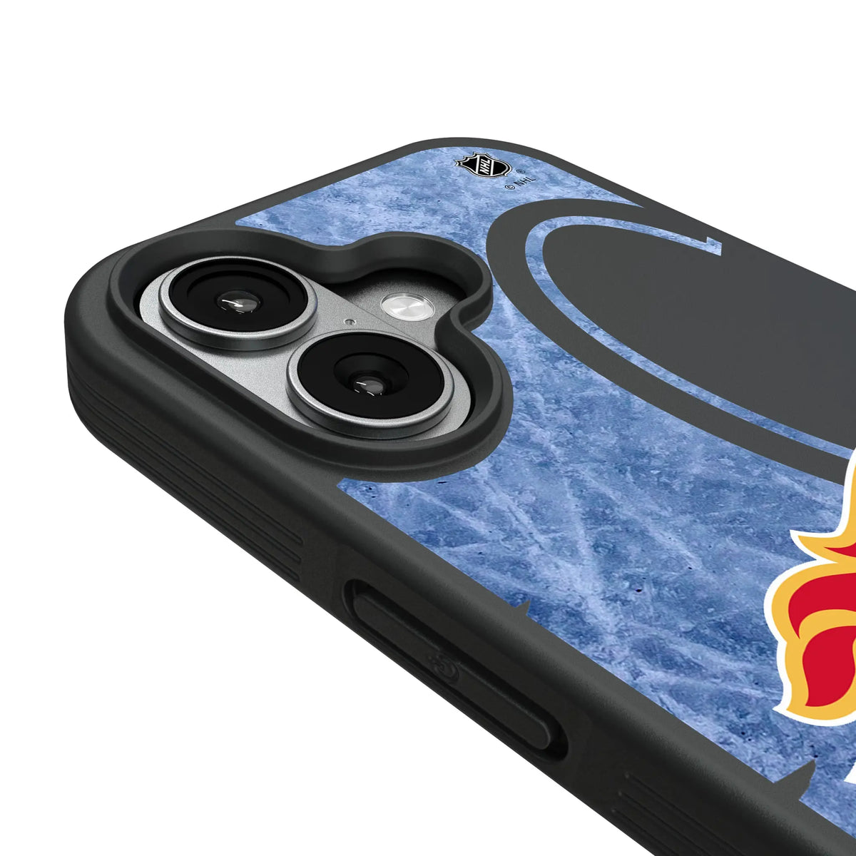 Calgary Flames Ice Tilt iPhone Bump Phone Case for Apple iPhone - Detail#Device_iPhone 17