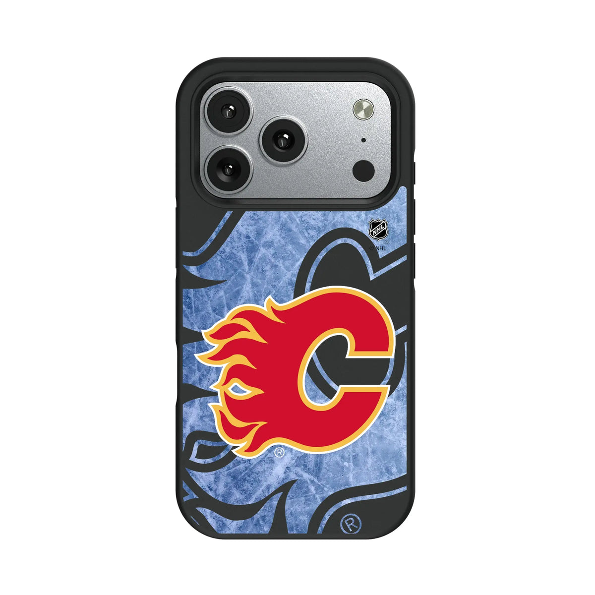 Calgary Flames Ice Tilt iPhone Bump Phone Case for Apple iPhone#Device_iPhone 17 Pro