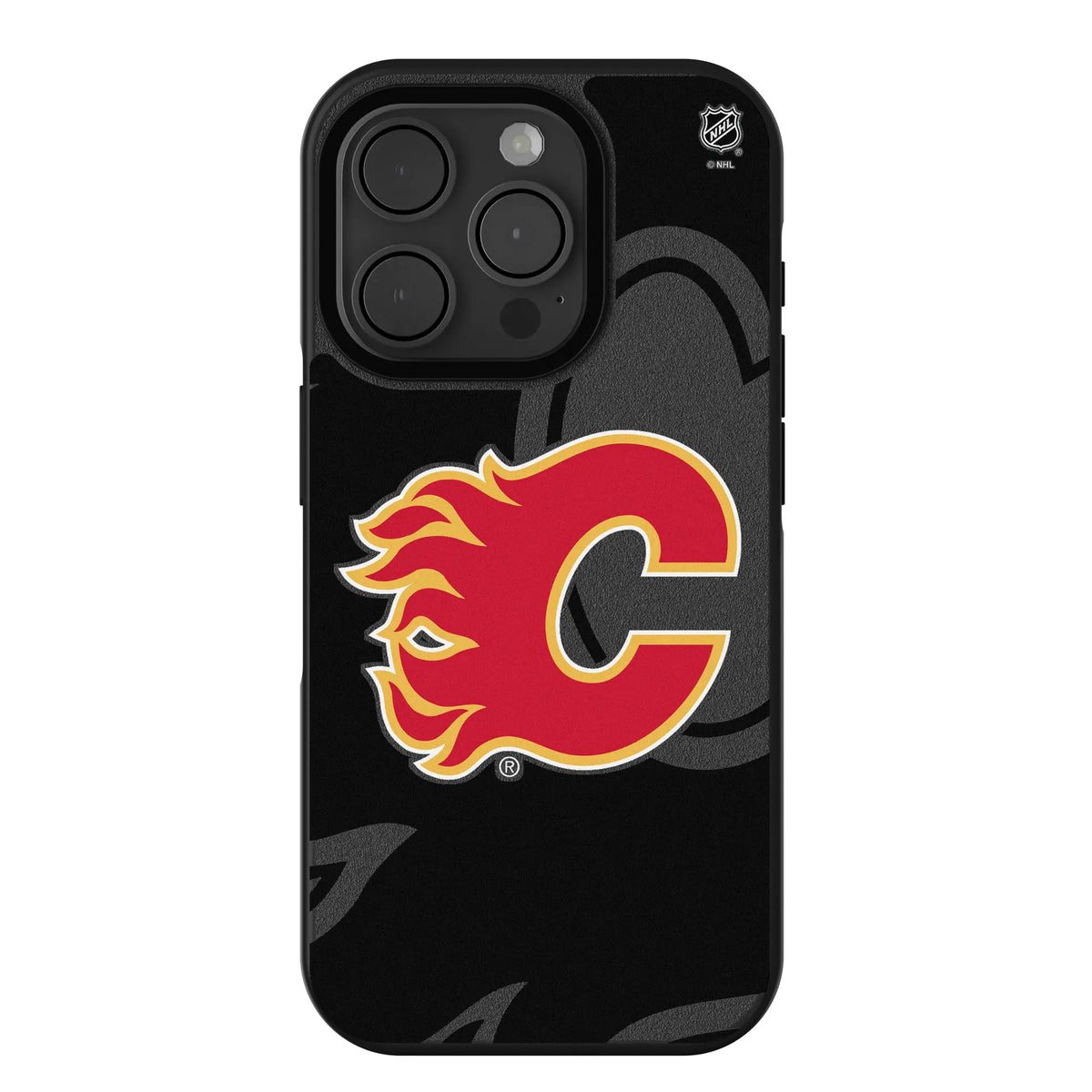 Calgary Flames Monocolor Tilt iPhone Bump Phone Case for Apple iPhone