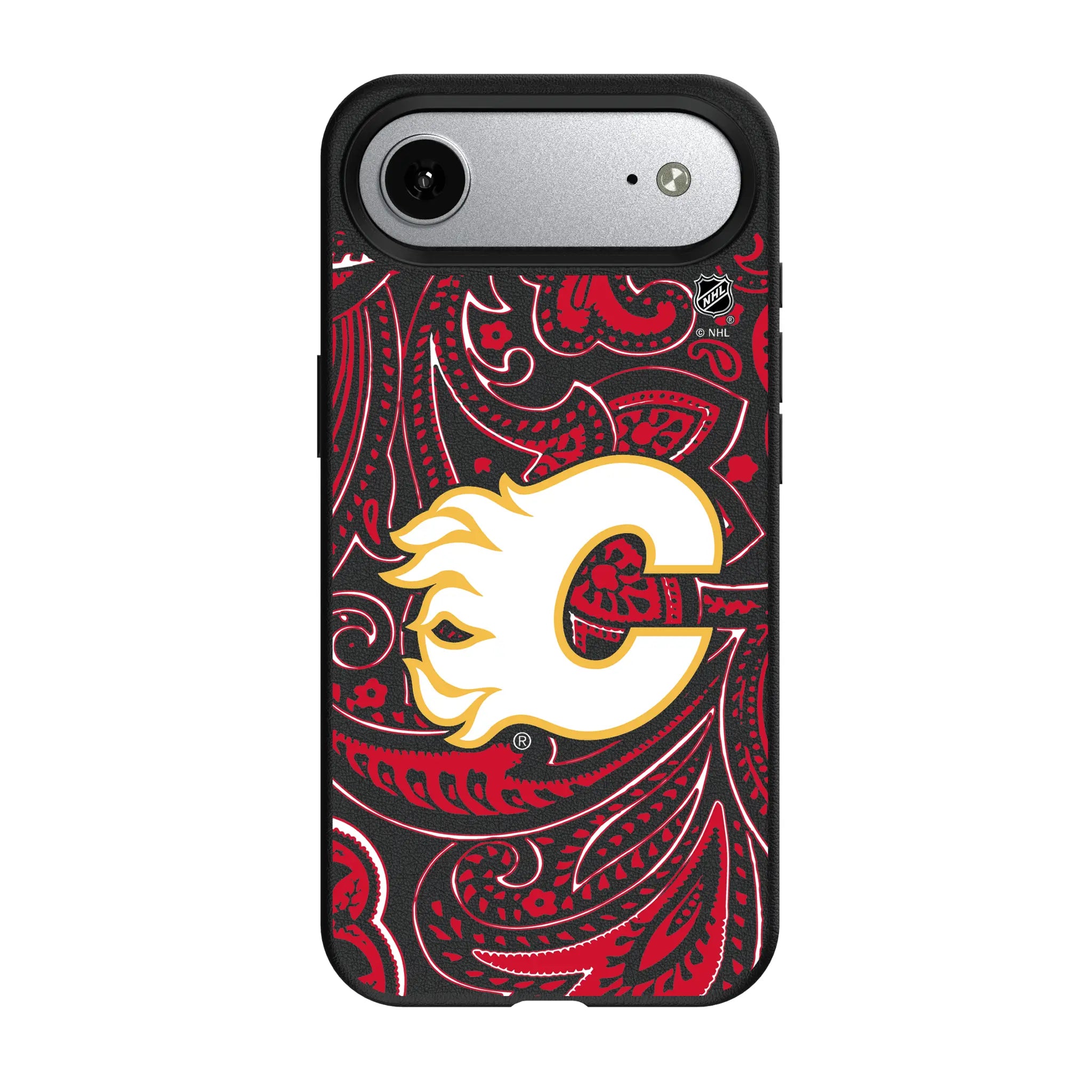 Calgary Flames Paisley iPhone MagSafe Compatible Phone Case for Apple iPhone#Device_iPhone Air