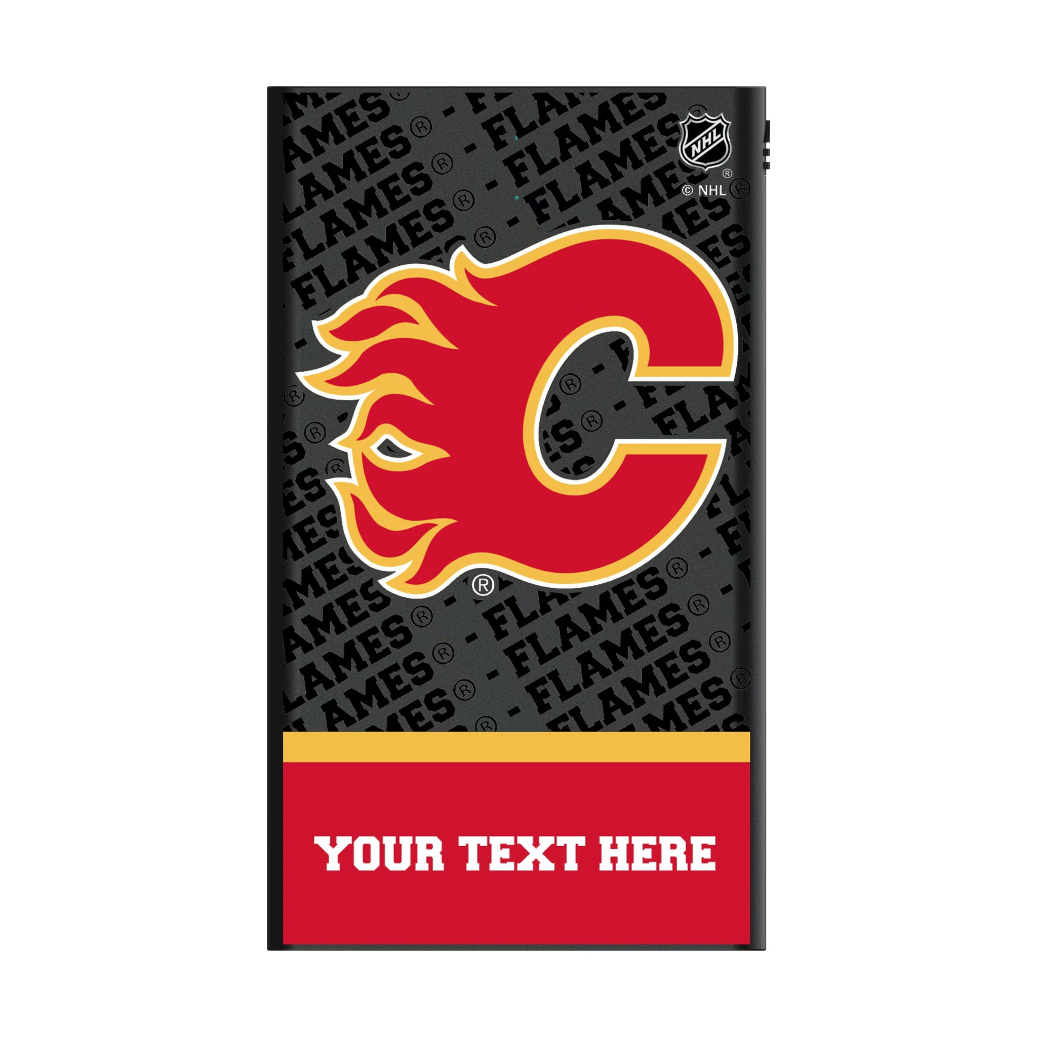 Calgary Flames Personalized EndZone Plus 5000mAh Flat Powerbank