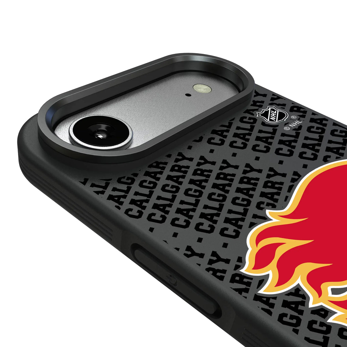 Calgary Flames Personalized EndZone Plus iPhone Bump Phone Case for Apple iPhone - Detail#Device_iPhone Air