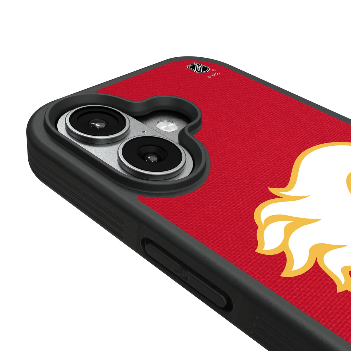 Calgary Flames Personalized Stripe iPhone Bump Phone Case for Apple iPhone - Detail#Device_iPhone 17