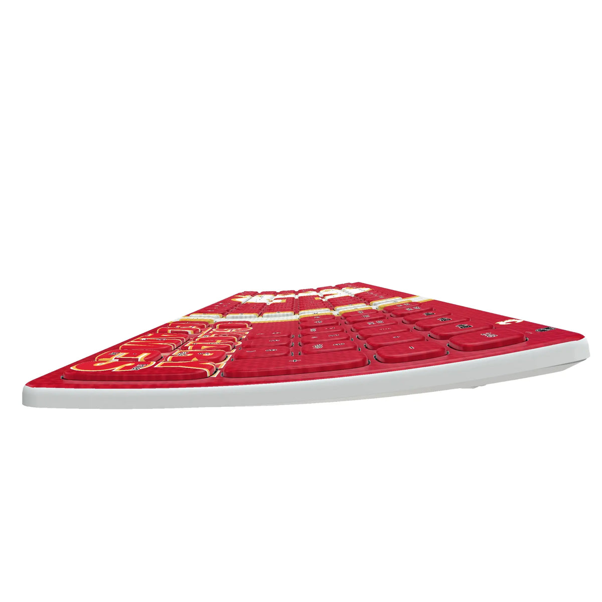 Calgary Flames Stripe KKB605 Curved Wireless Keyboard
