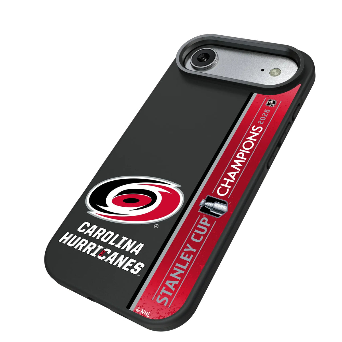 Carolina Hurricanes 2026 Stanley Cup iPhone Bump Phone Case for Apple iPhone - Isometric View#Device_iPhone Air