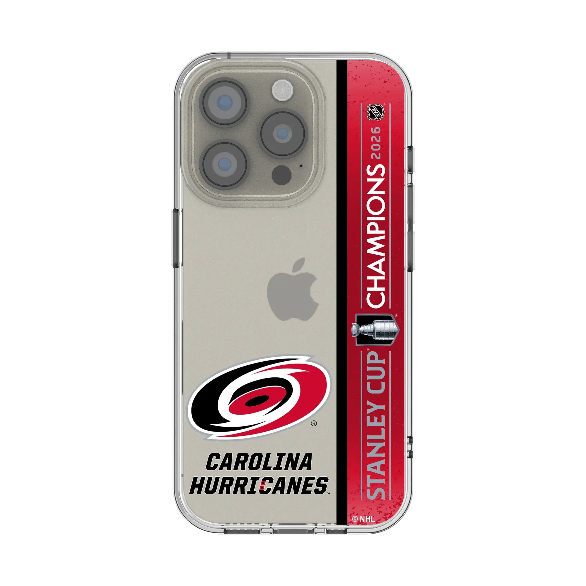Carolina Hurricanes 2026 Stanley Cup iPhone Clear Phone Case for Apple iPhone