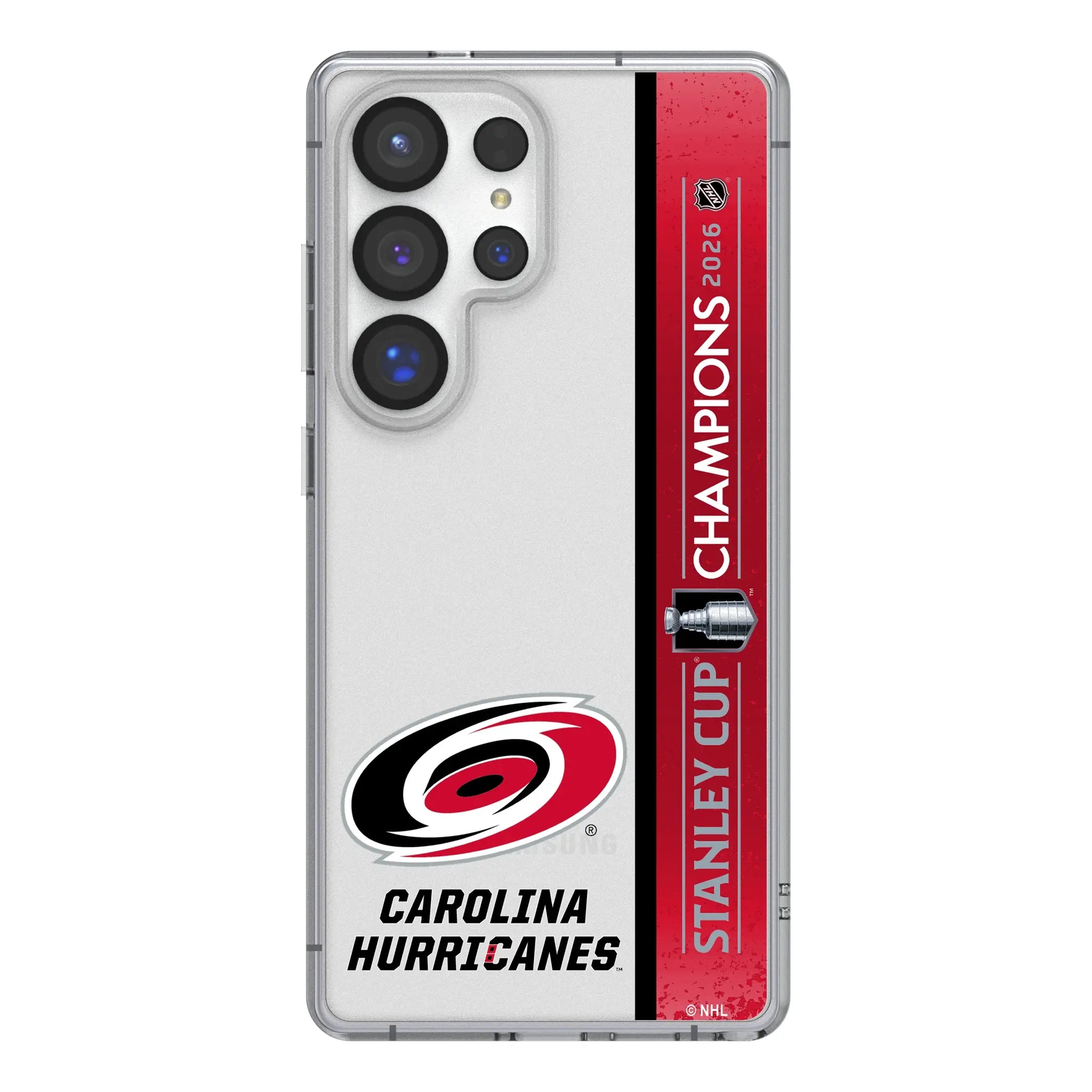 Carolina Hurricanes 2026 Stanley Cup Galaxy Clear Phone Case for Samsung Galaxy