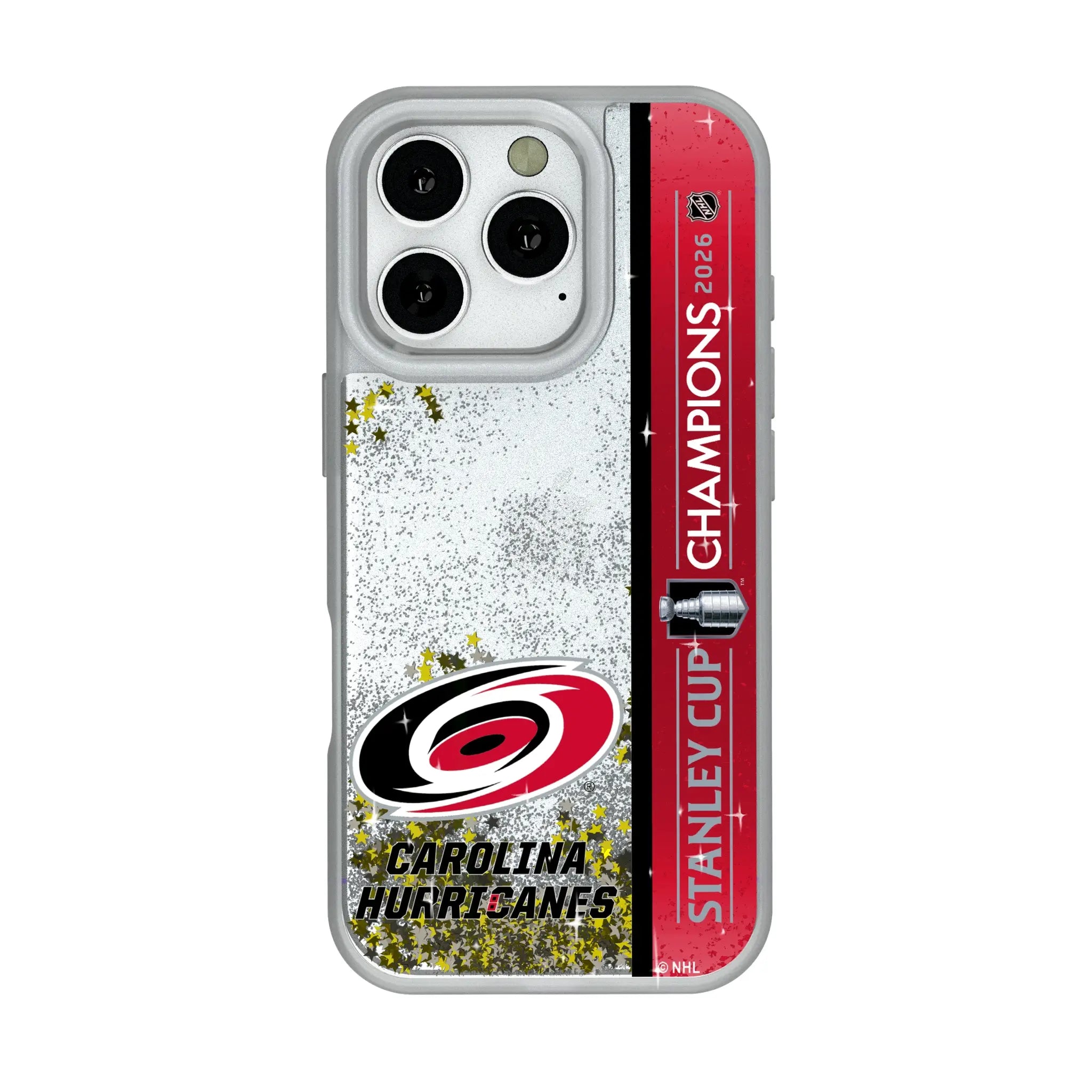 Carolina Hurricanes 2026 Stanley Cup iPhone Glitter Phone Case for Apple iPhone