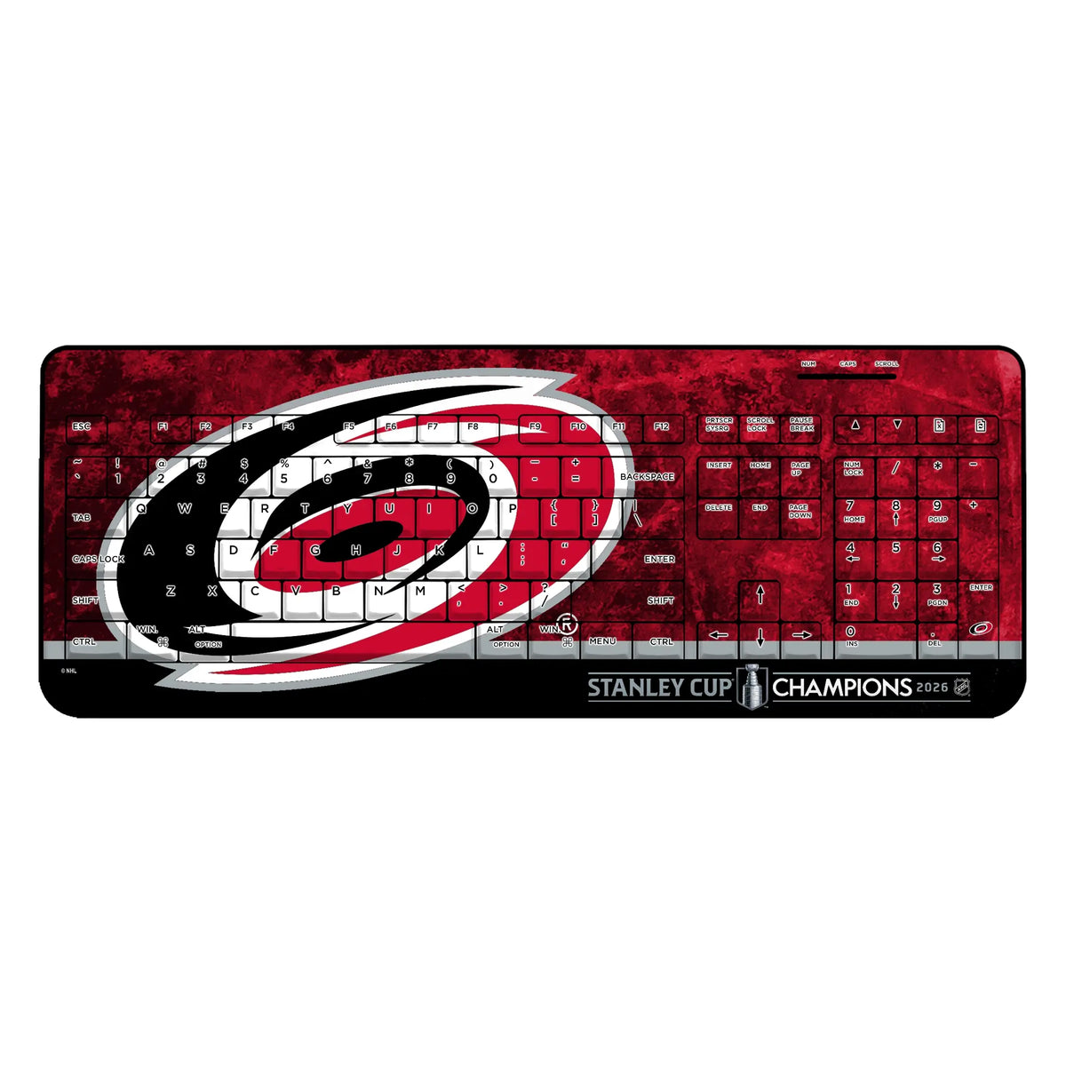 Carolina Hurricanes 2026 Stanley Cup Wireless USB Keyboard