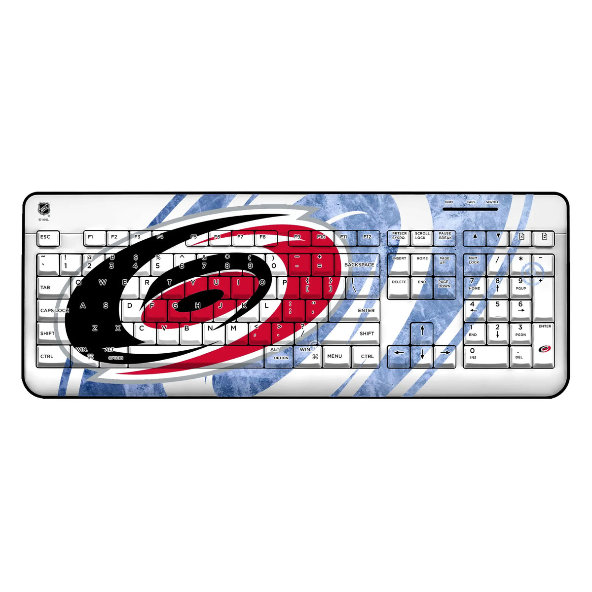 Carolina Hurricanes Ice Tilt Wireless USB Keyboard