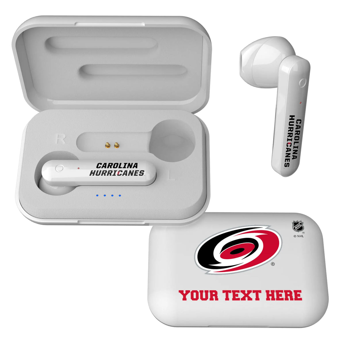 Carolina Hurricanes Personalized Insignia Wireless TWS Earbuds