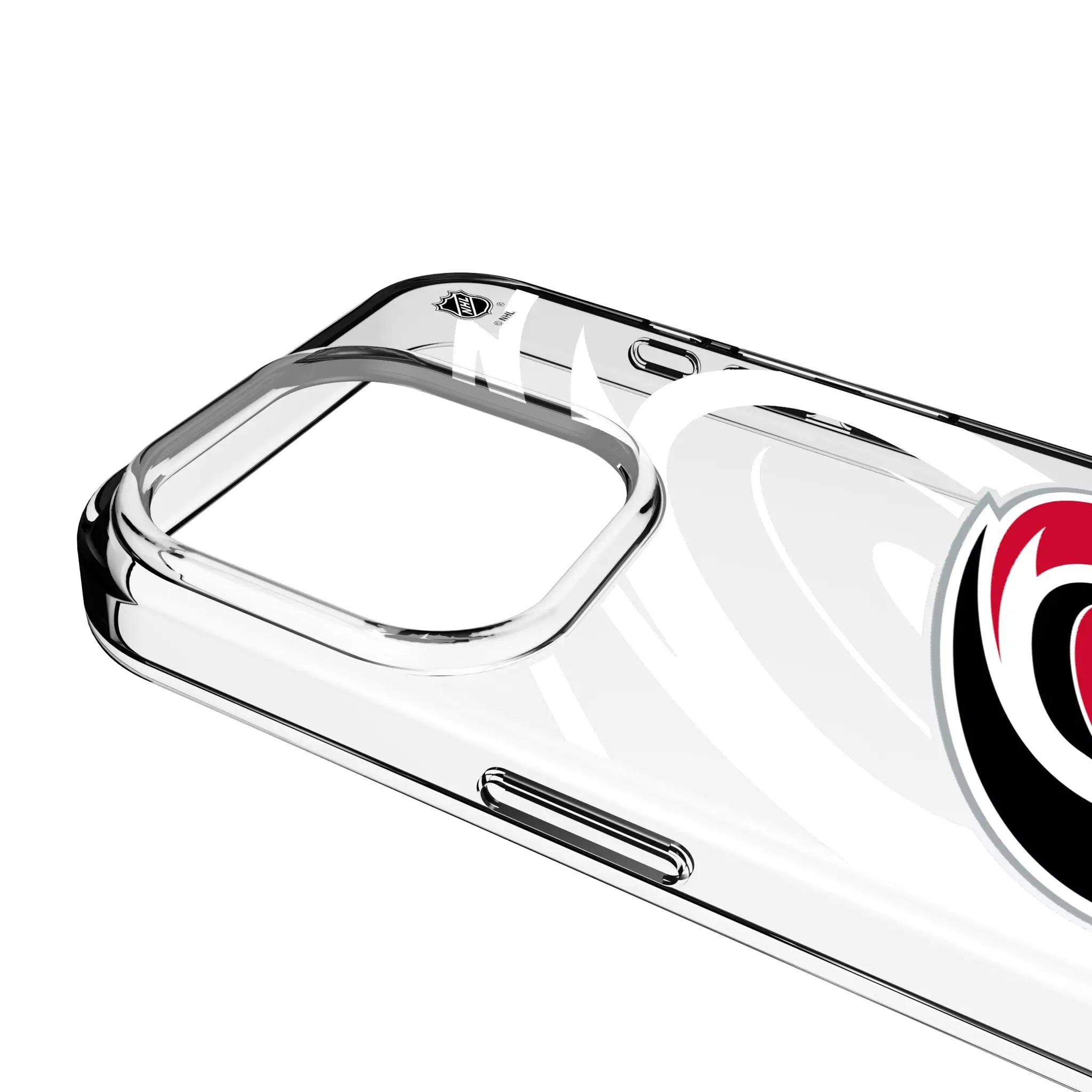 Carolina Hurricanes Personalized Tilt iPhone Clear Phone Case for Apple iPhone - Detail