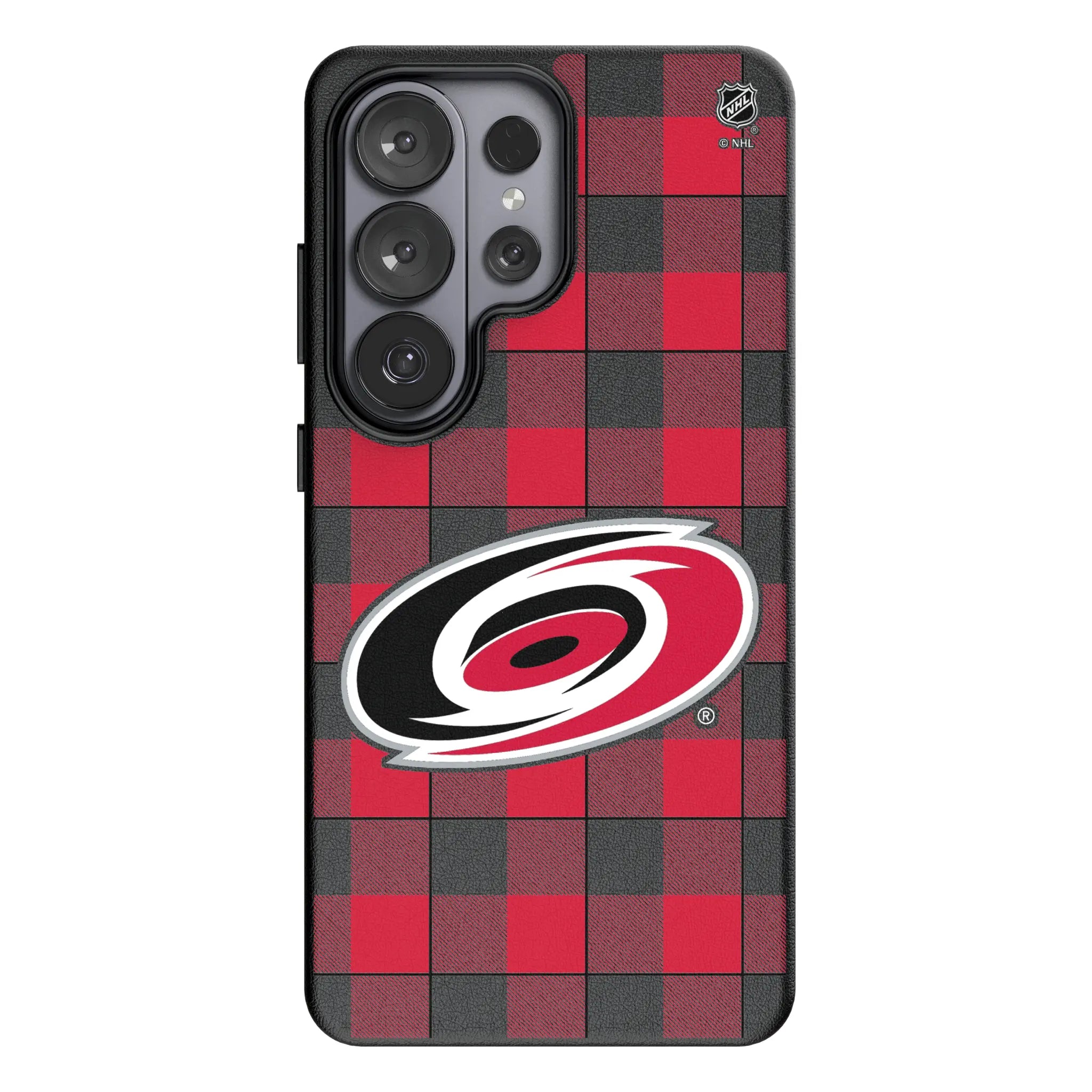 Carolina Hurricanes Plaid Galaxy MagSafe Compatible Phone Case for Samsung Galaxy#Device_Galaxy S26 Ultra