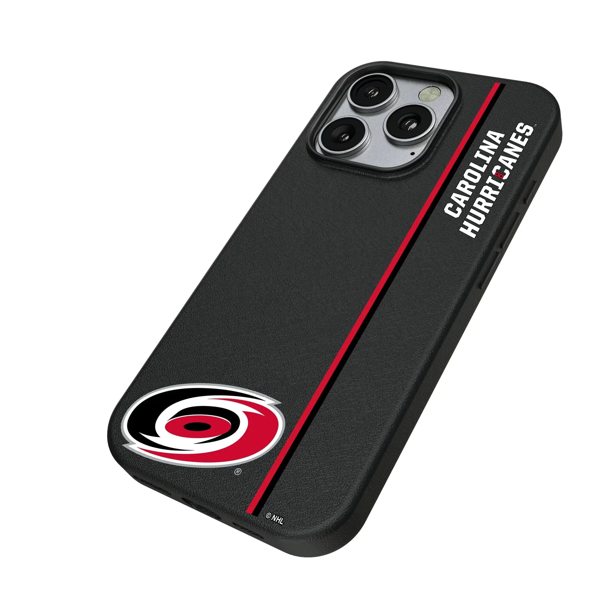 Carolina Hurricanes Sidebar iPhone MagSafe Compatible Phone Case for Apple iPhone - Isometric View