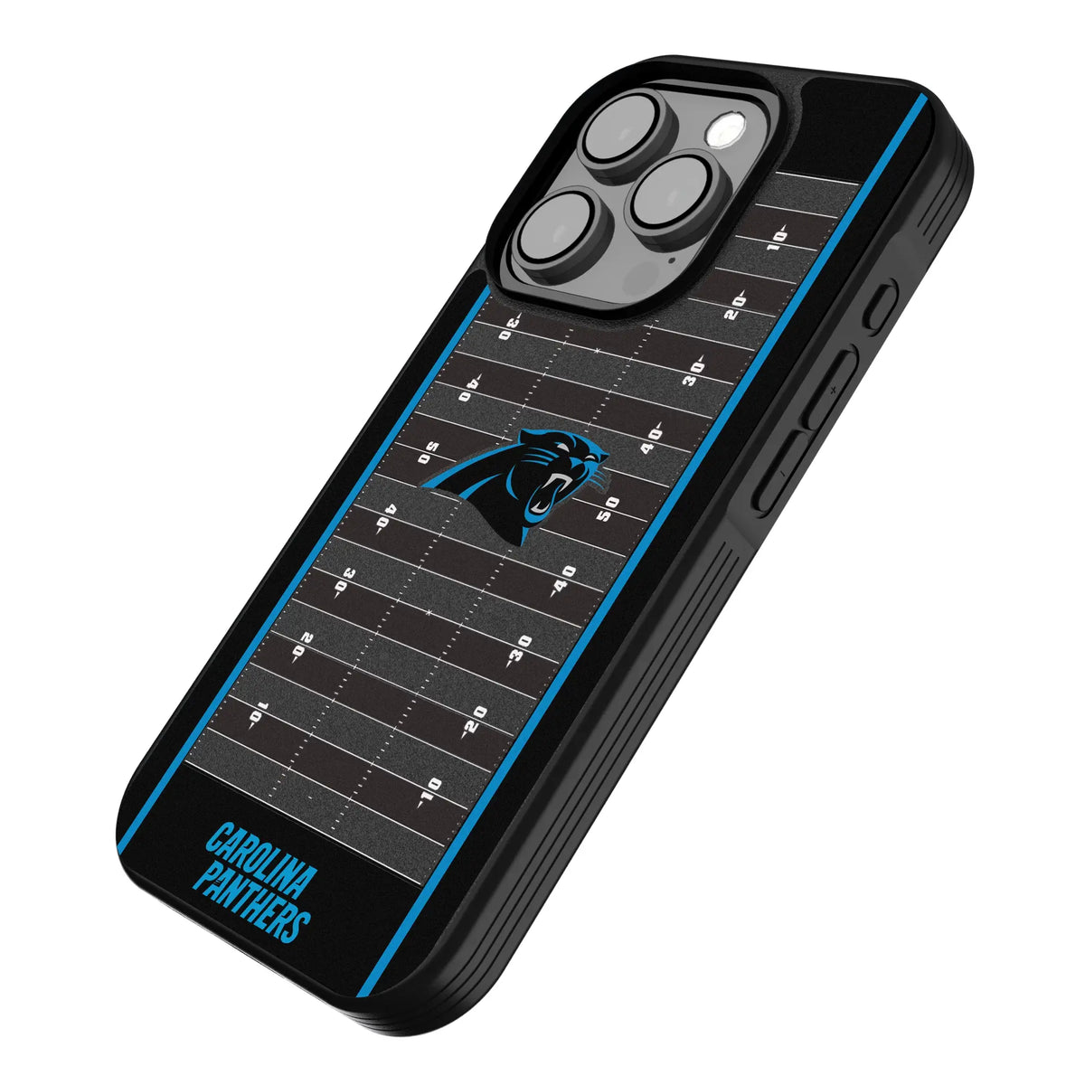 Carolina Panthers Field iPhone Bump Phone Case for Apple iPhone - Isometric View
