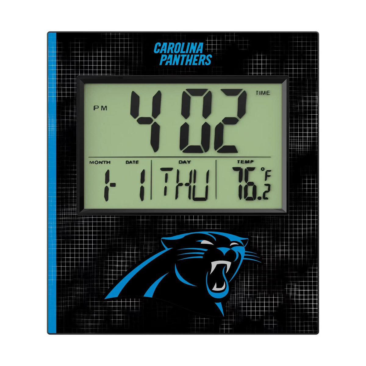 Carolina Panthers Hatch Wall Clock