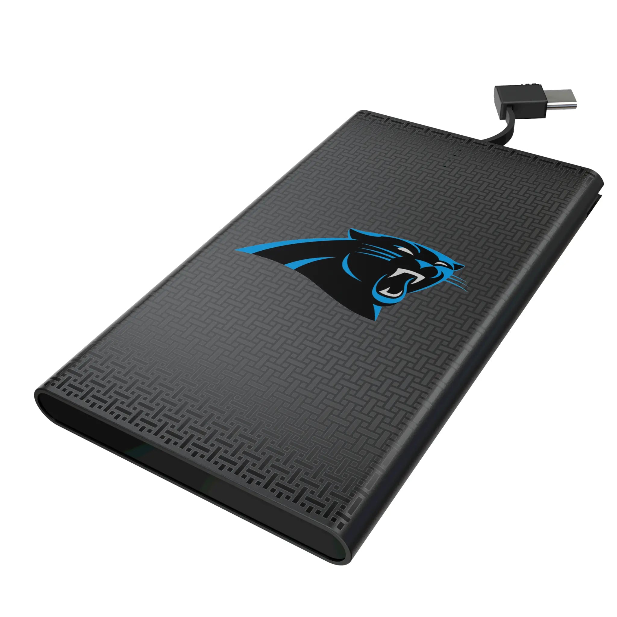 Carolina Panthers Linen 5000mAh Flat Power Bank