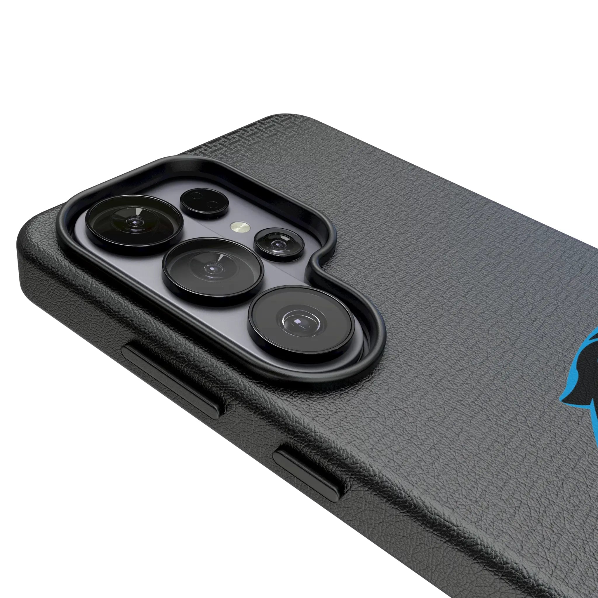 Carolina Panthers Linen Galaxy MagSafe Compatible Phone Case for Samsung Galaxy - Detail#Device_Galaxy S26 Ultra