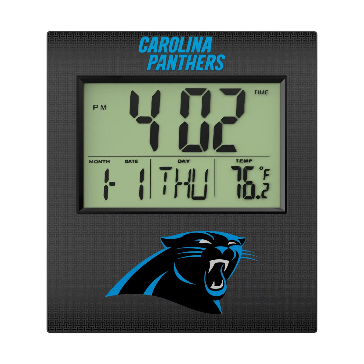 Carolina Panthers Linen Wall Clock