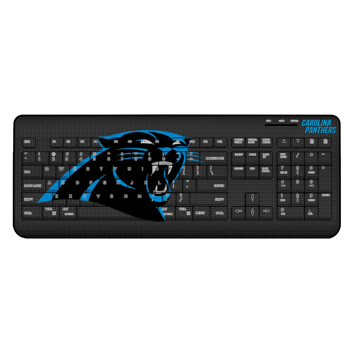 Carolina Panthers Linen Wireless USB Keyboard