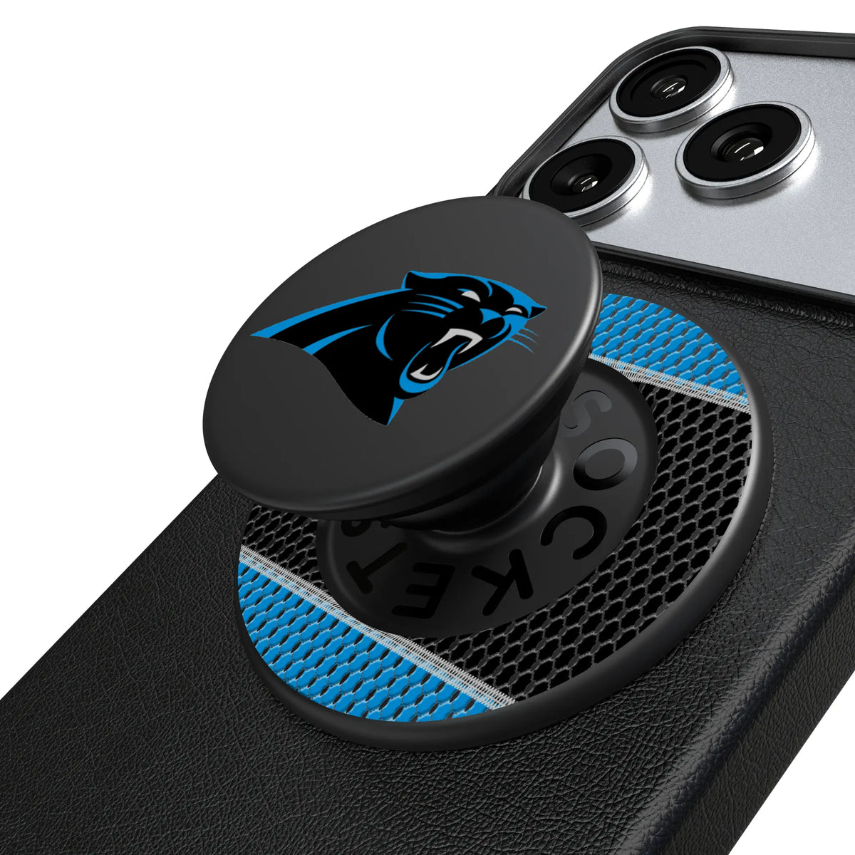 Carolina Panthers Mesh Popsockets Round Magnetic