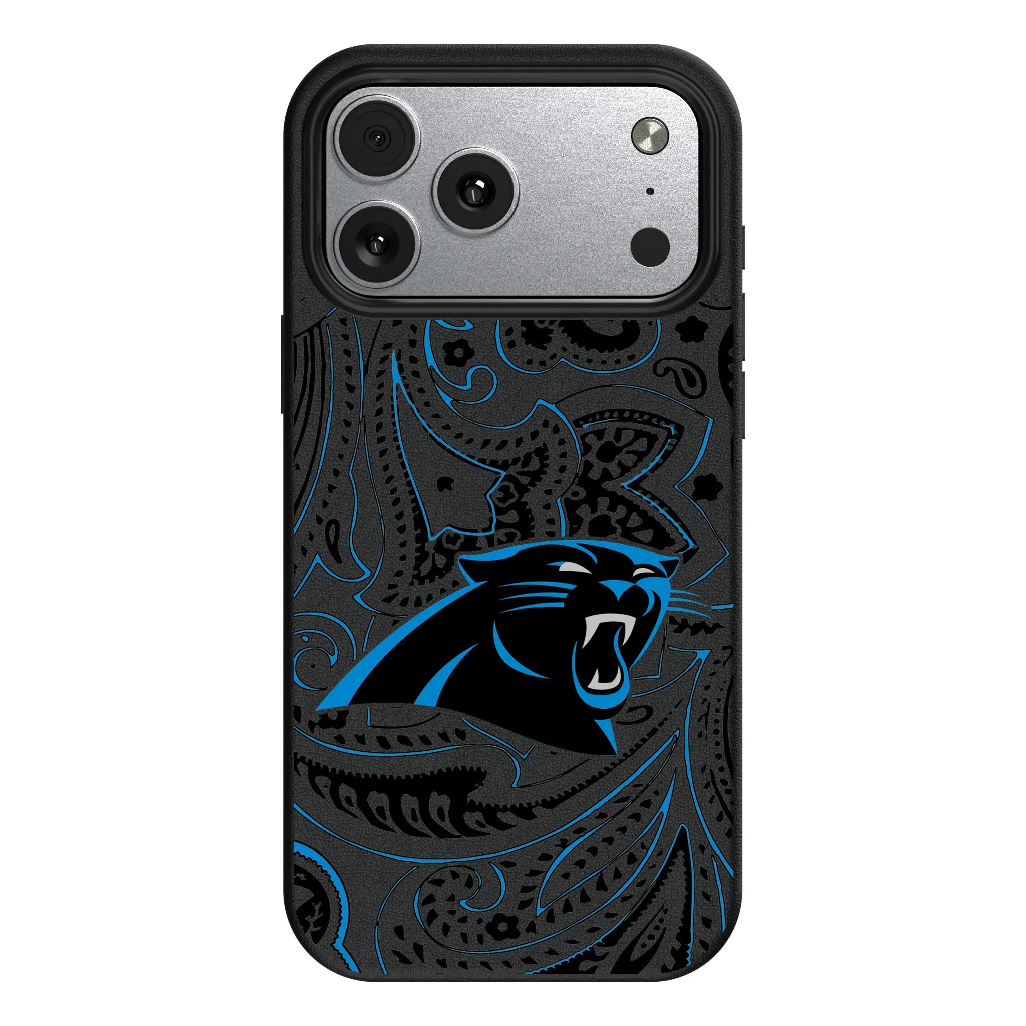 Carolina Panthers Paisley iPhone MagSafe Compatible Phone Case for Apple iPhone#Device_iPhone 17 Pro Max