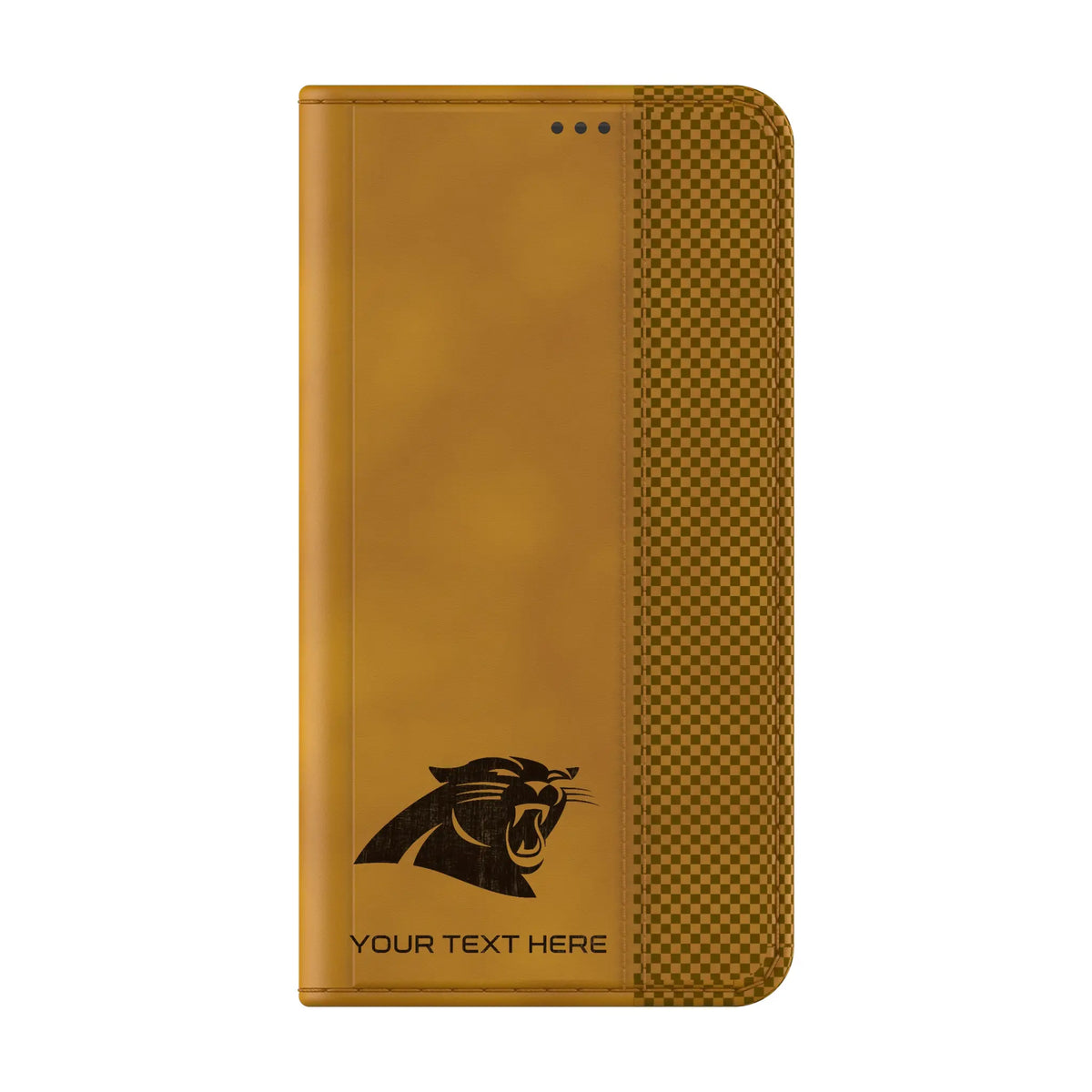 Carolina Panthers Personalized Burn Galaxy Folio Phone Case for Samsung Galaxy