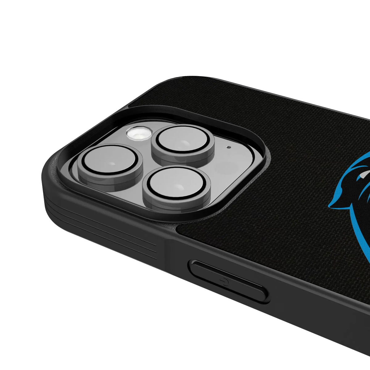 Carolina Panthers Personalized Stripe iPhone Bump Phone Case for Apple iPhone - Detail