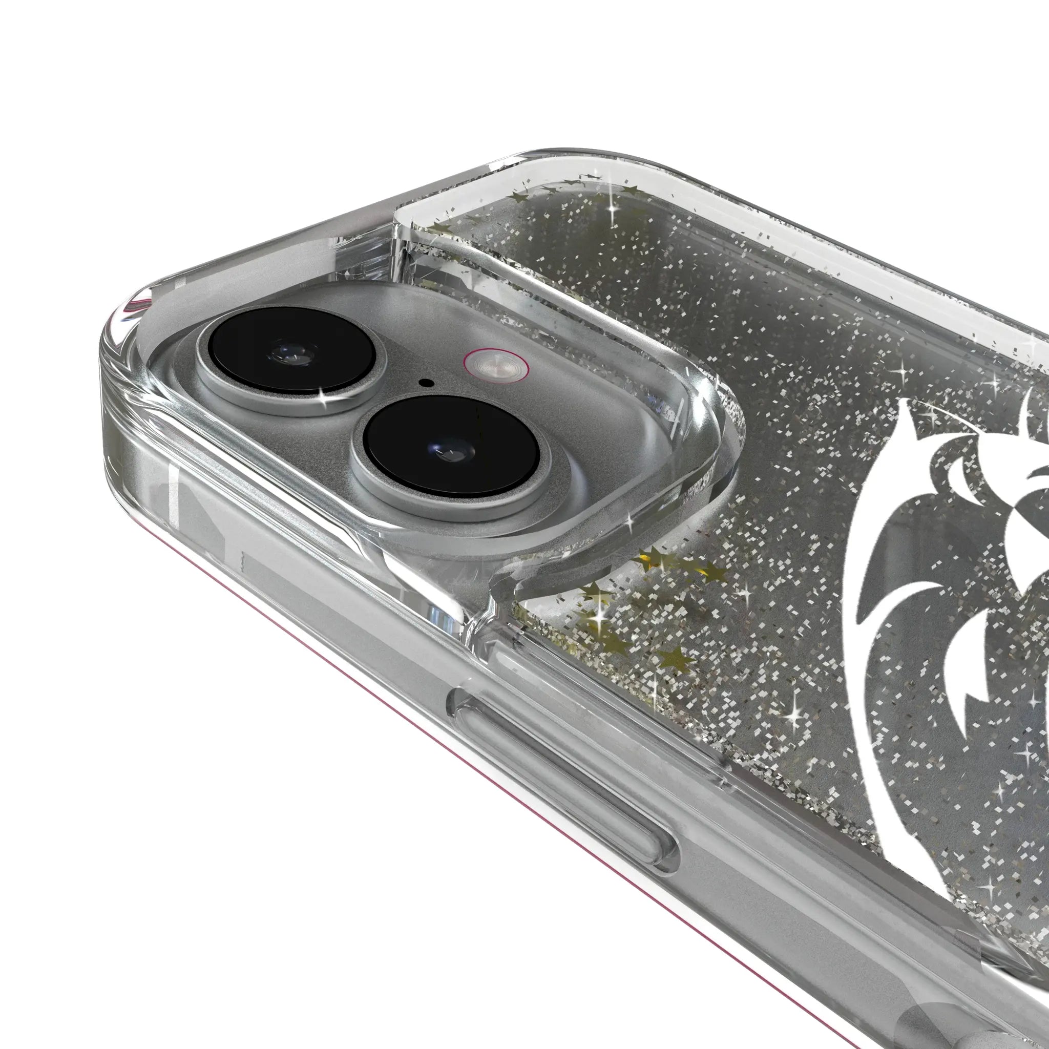 Carolina Panthers Personalized Tilt iPhone Glitter Phone Case for Apple iPhone - Detail