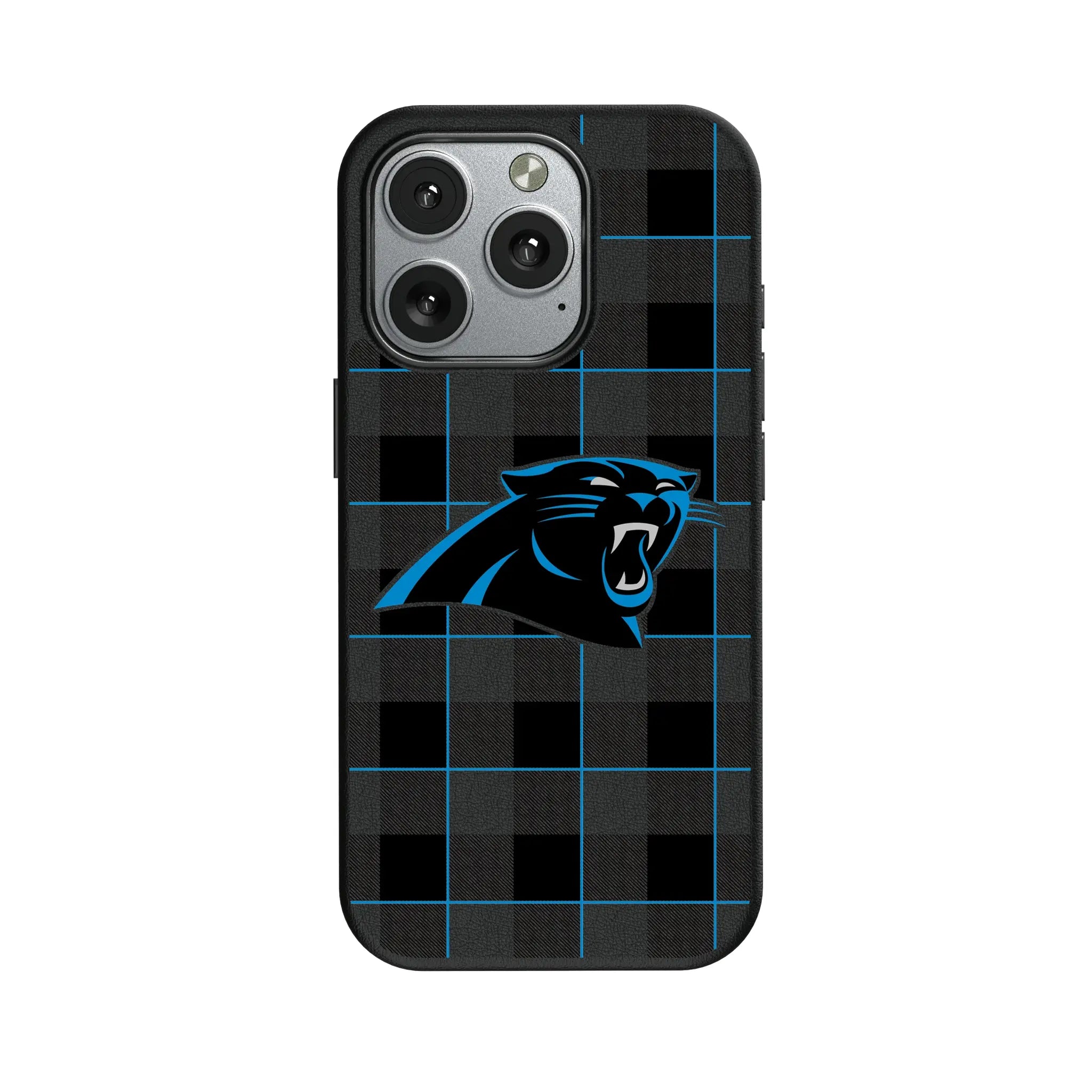 Carolina Panthers Plaid iPhone MagSafe Compatible Phone Case for Apple iPhone