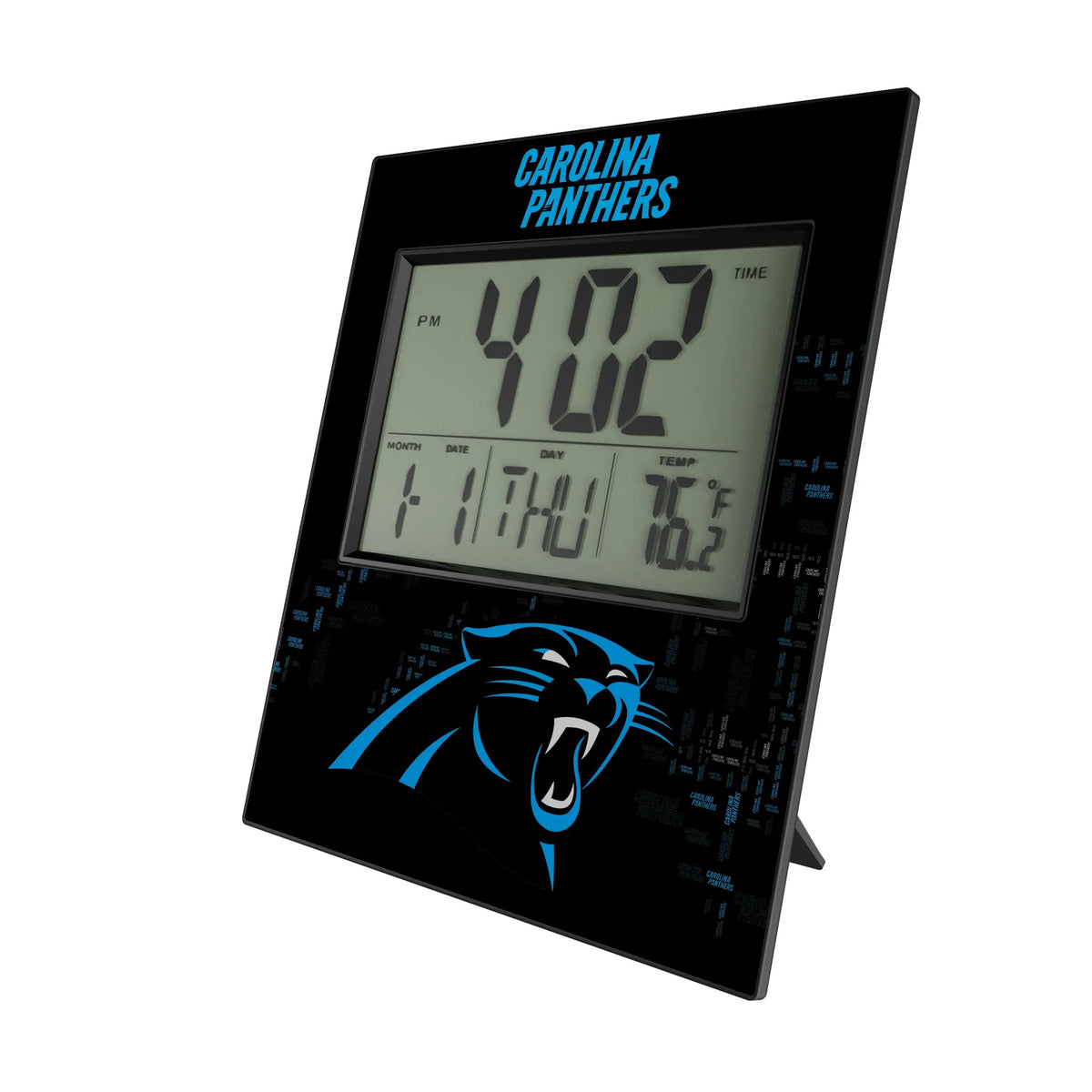 Carolina Panthers Quadtile Wall Clock