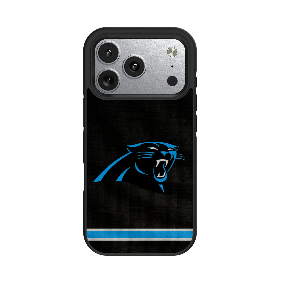 Carolina Panthers Stripe iPhone Bump Phone Case for Apple iPhone#Device_iPhone 17 Pro