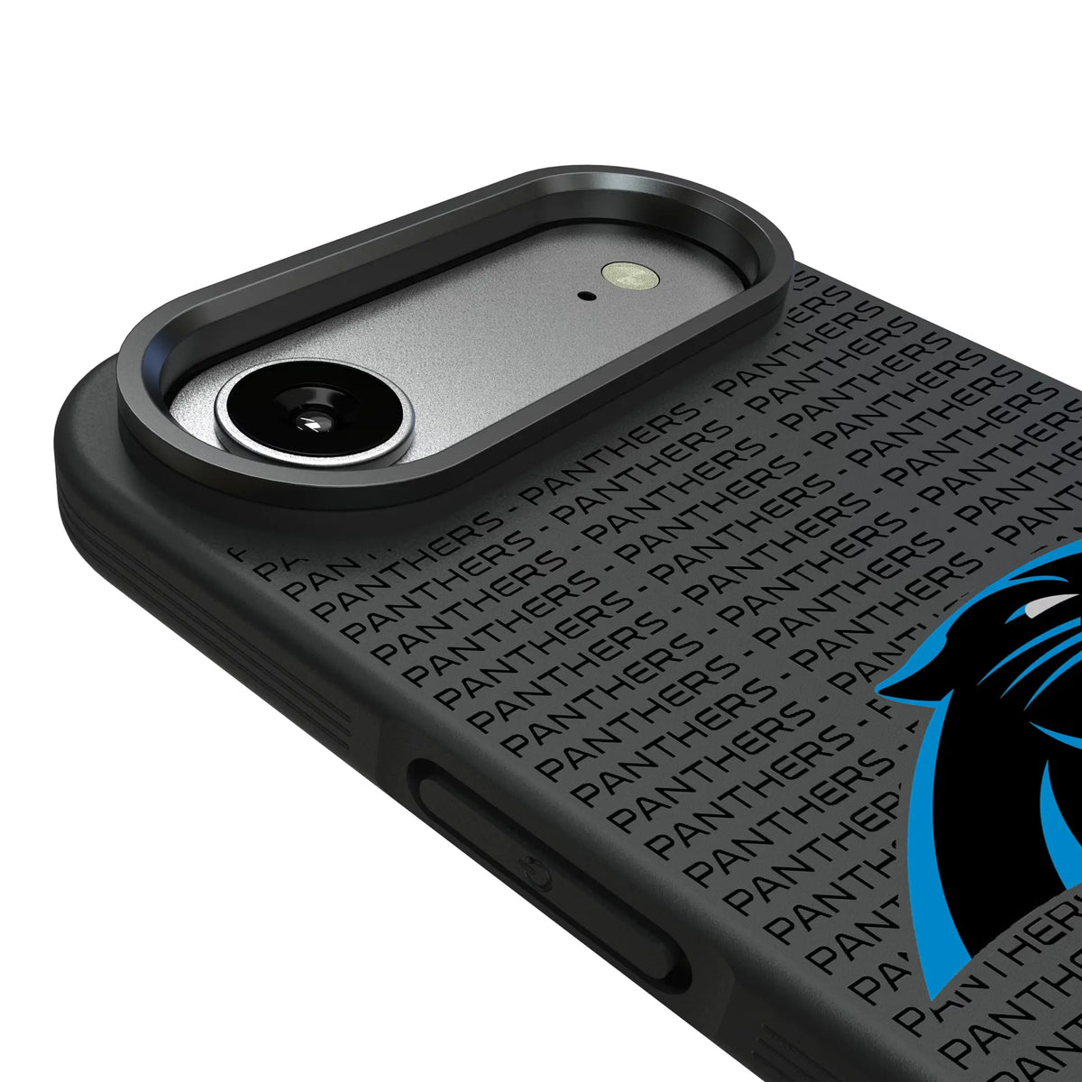 Carolina Panthers Text Backdrop iPhone Bump Phone Case for Apple iPhone - Detail#Device_iPhone Air