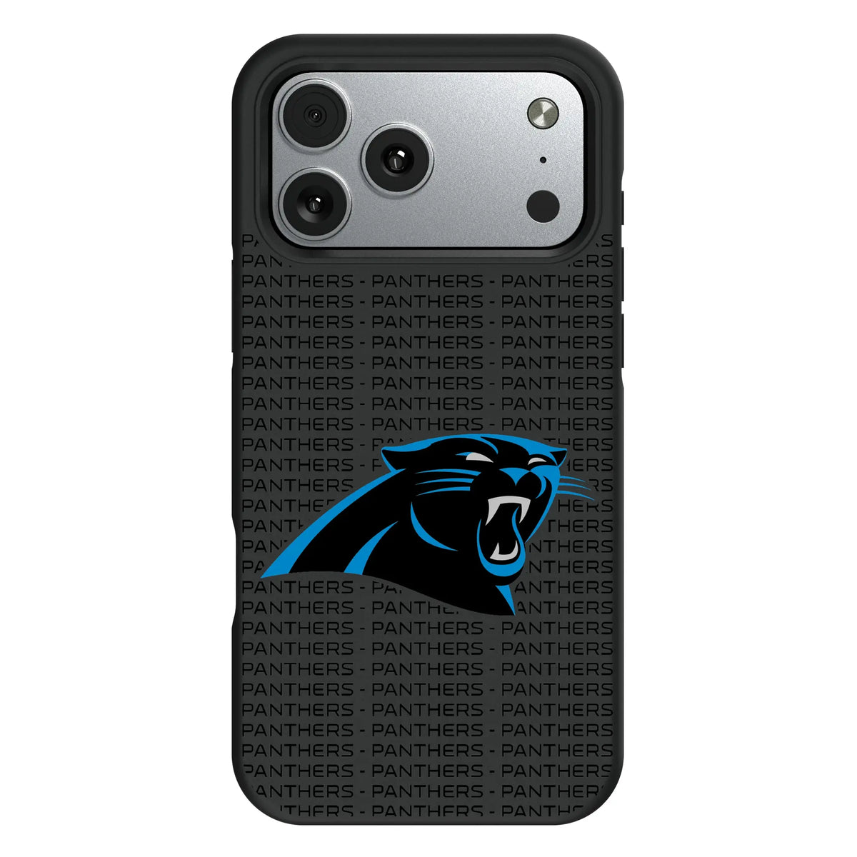 Carolina Panthers Text Backdrop iPhone Bump Phone Case for Apple iPhone#Device_iPhone 17 Pro Max