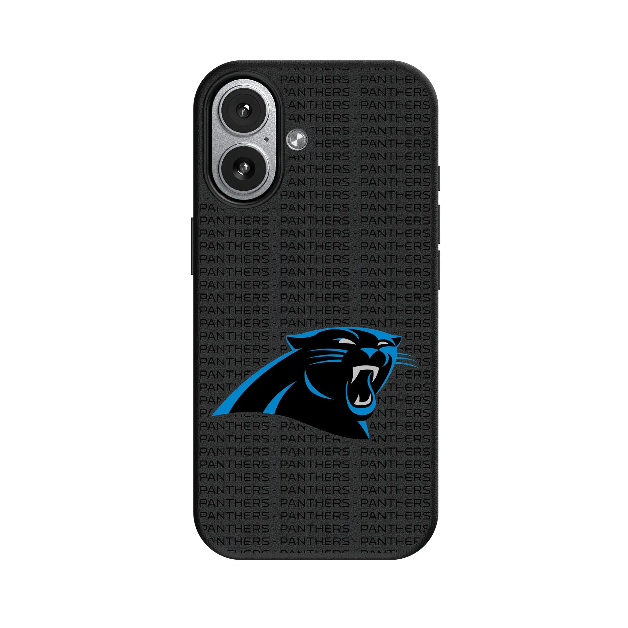 Carolina Panthers Text Backdrop iPhone MagSafe Compatible Phone Case for Apple iPhone#Device_iPhone 17