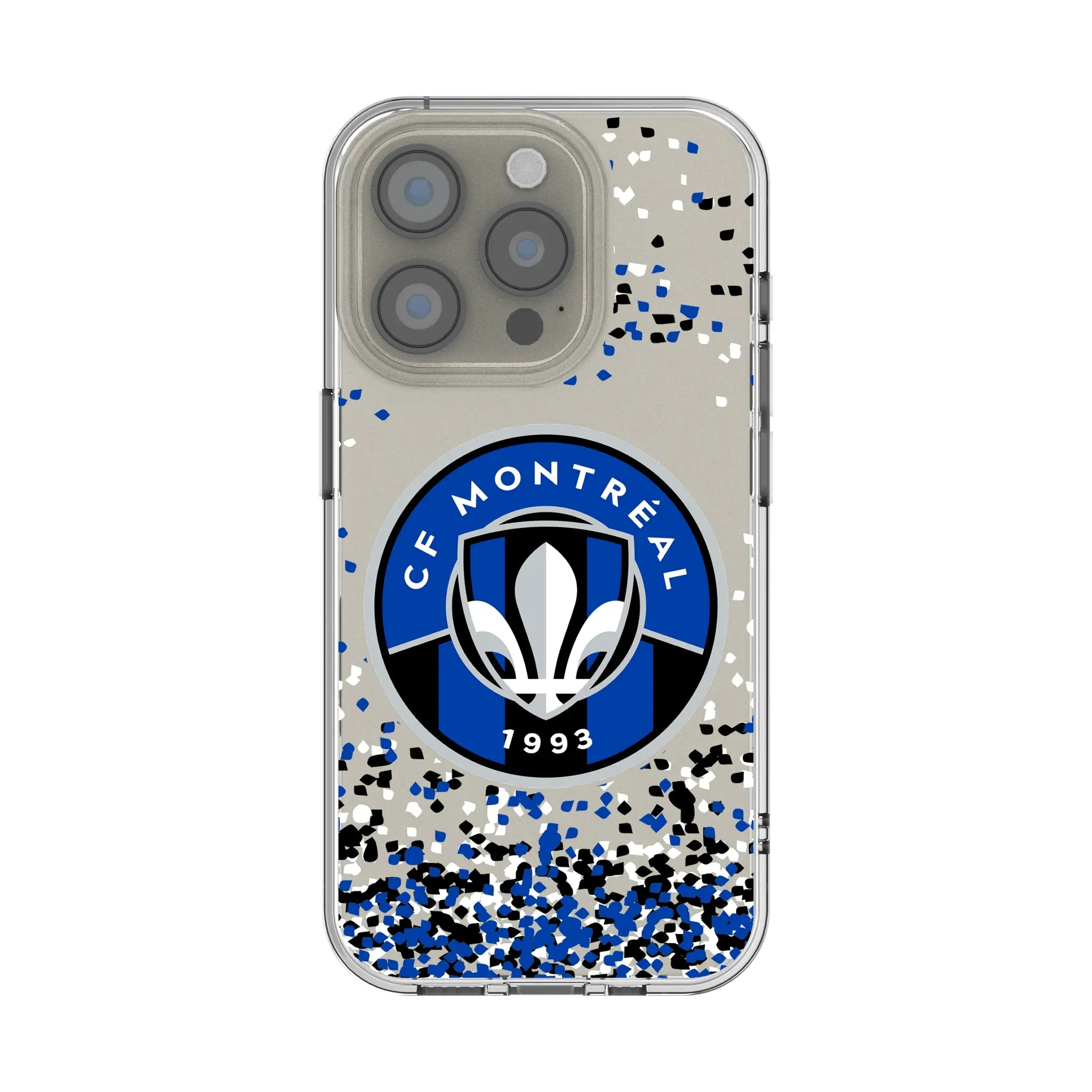 CF Montreal Confetti iPhone Clear Phone Case for Apple iPhone