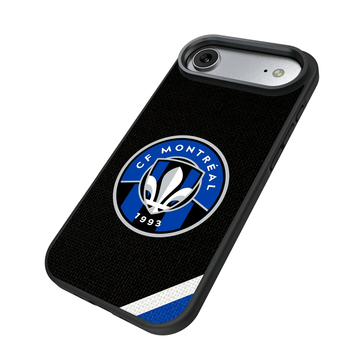 CF Montreal Diagonal Stripe iPhone Bump Phone Case for Apple iPhone - Isometric View#Device_iPhone Air