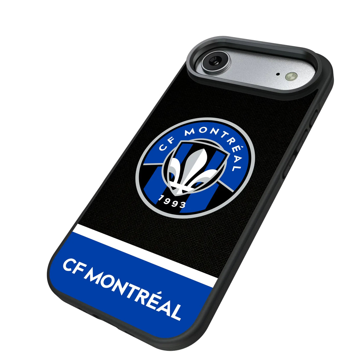 CF Montreal Endzone Solid iPhone Bump Phone Case for Apple iPhone - Isometric View#Device_iPhone Air