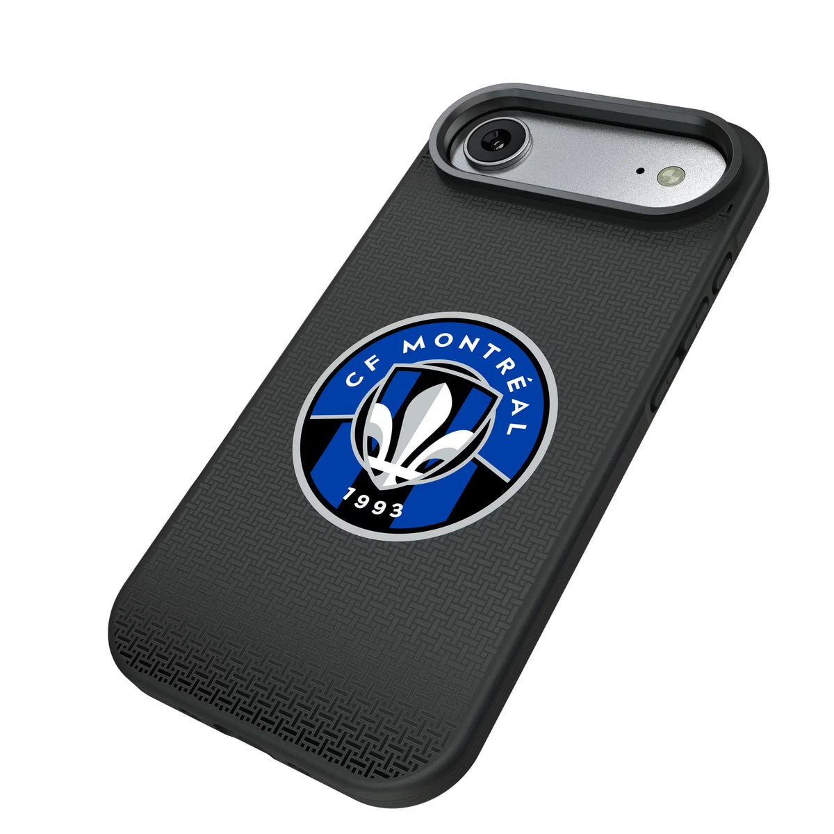 CF Montreal Linen iPhone Bump Phone Case for Apple iPhone - Isometric View#Device_iPhone Air