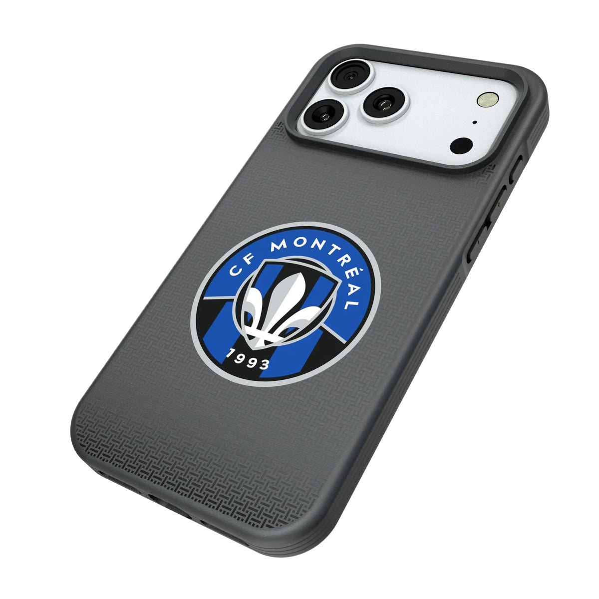 CF Montreal Linen iPhone Bump Phone Case for Apple iPhone - Isometric View#Device_iPhone 18 Pro Max