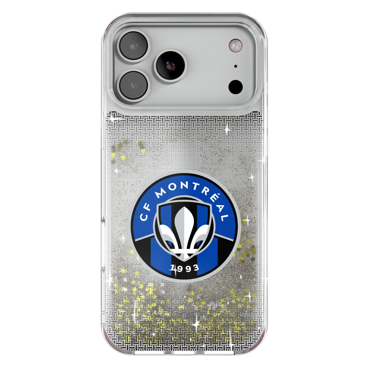 CF Montreal Linen Glitter Phone Case for Apple iPhone