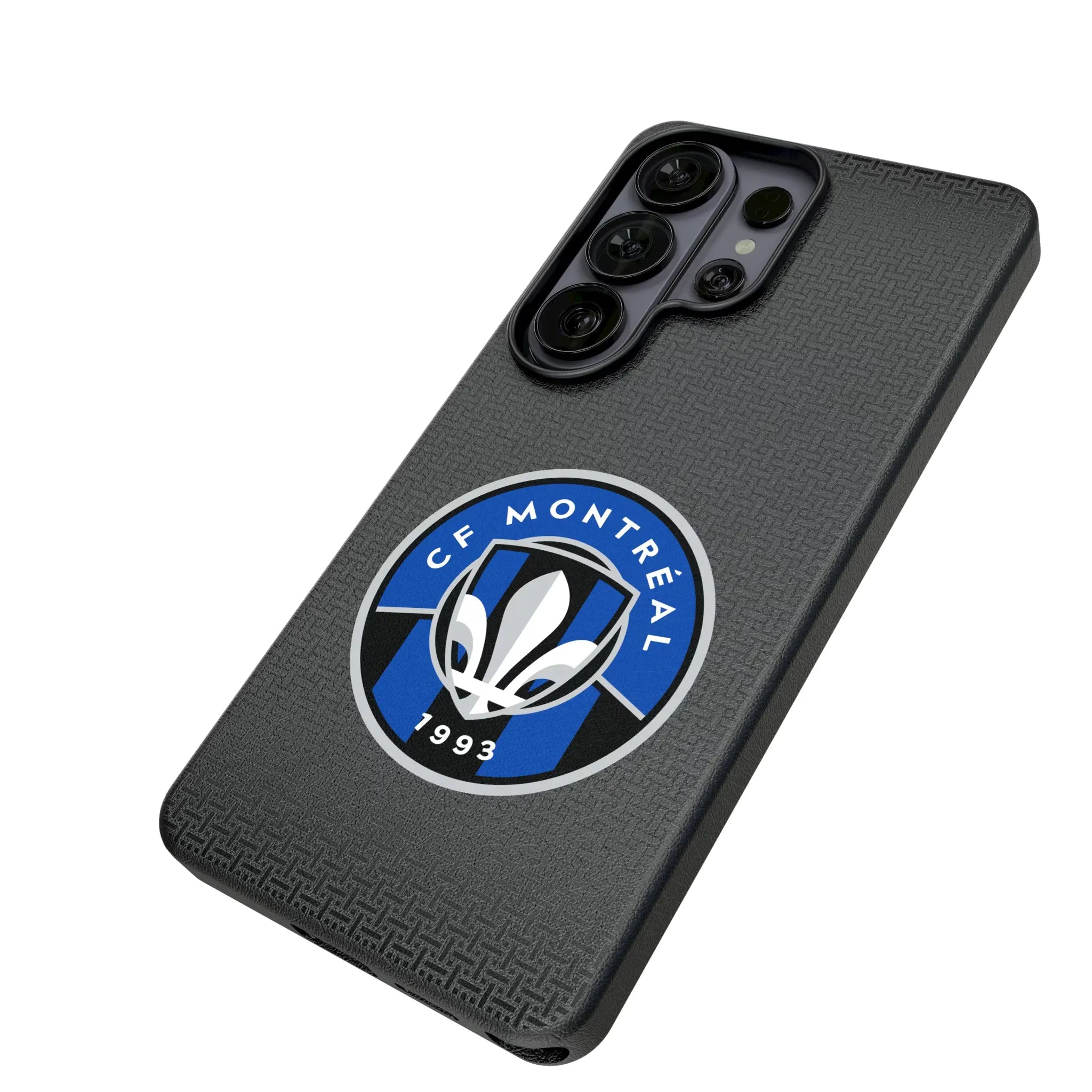 CF Montreal Linen Galaxy MagSafe Compatible Phone Case for Samsung Galaxy - Isometric View#Device_Galaxy S26 Ultra