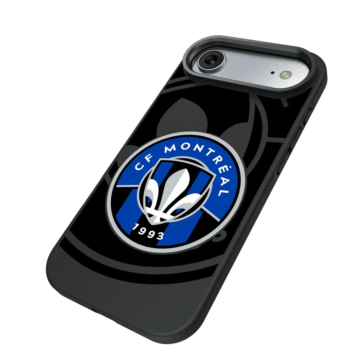 CF Montreal Monocolor Tilt iPhone Bump Phone Case for Apple iPhone - Isometric View#Device_iPhone Air