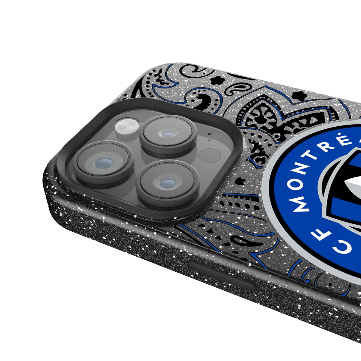 CF Montreal Paisley iPhone Bling Phone Case for Apple iPhone - Detail