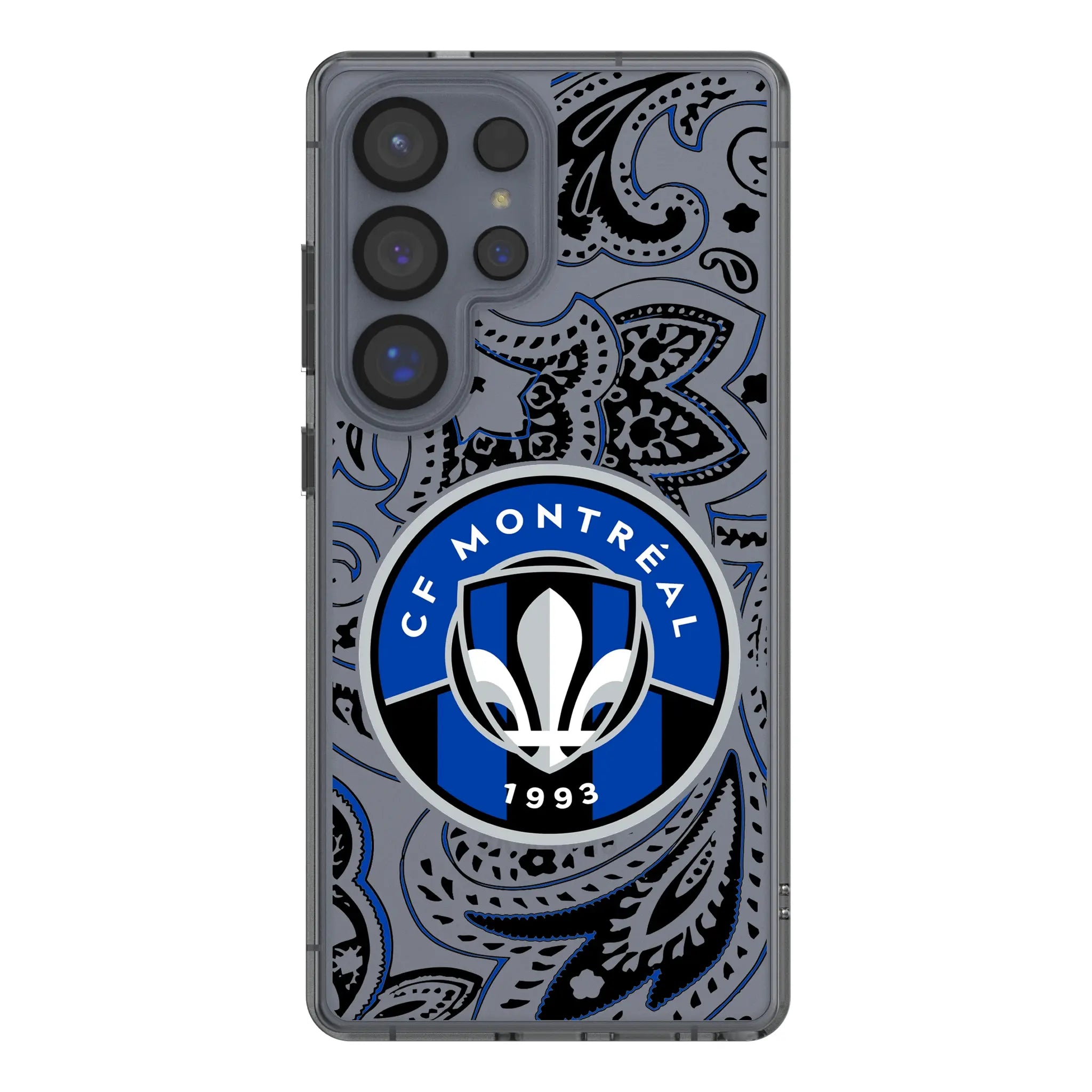 CF Montreal Paisley Galaxy Clear Phone Case for Samsung Galaxy#Device_Galaxy S25 Ultra