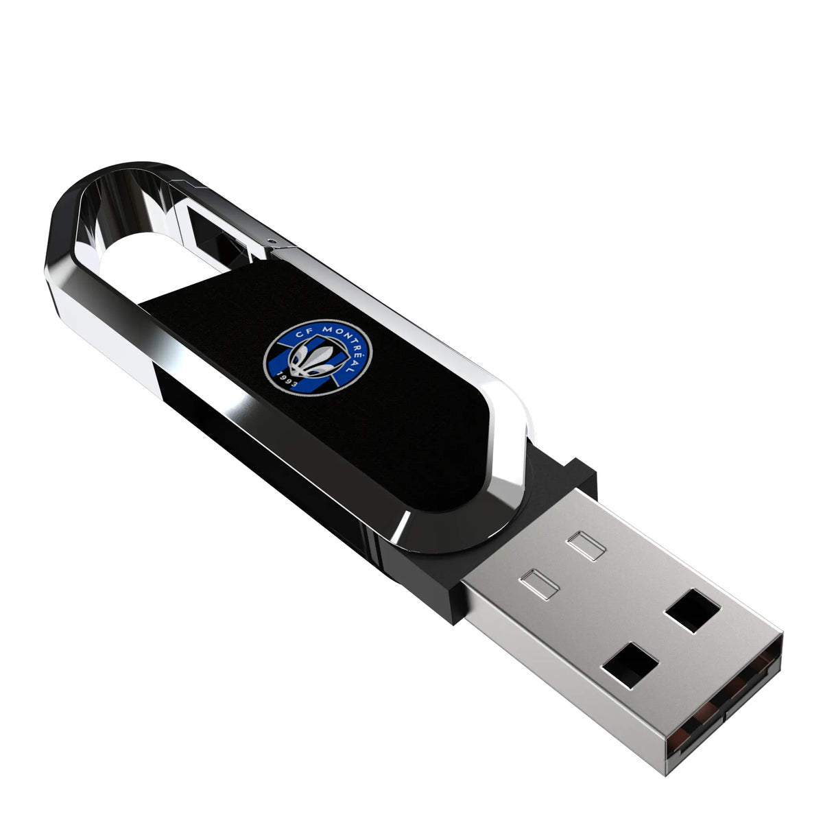 CF Montreal Solid USB 64GB Clip Style Flash Drive